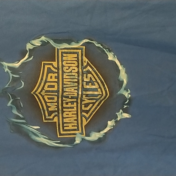 Vintage Harley Davidson t shirt size M single stich blue - Picture 4 of 7